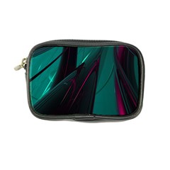 Abstract Green Purple Coin Purse by Sapixe