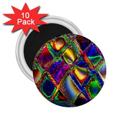 Abstract Digital Art 2 25  Magnets (10 Pack)  by Sapixe