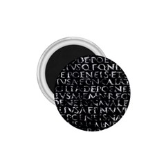 Antique Roman Typographic Pattern 1 75  Magnets by dflcprints