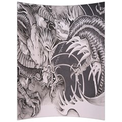 Chinese Dragon Tattoo Back Support Cushion by Sapixe