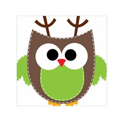 Clip Art Animals Owl Small Satin Scarf (square) by Sapixe