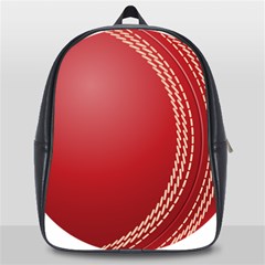 Cricket Ball School Bag (large) by Sapixe