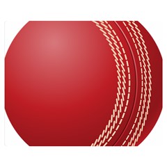 Cricket Ball Double Sided Flano Blanket (medium)  by Sapixe