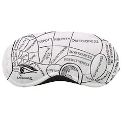 Brain Chart Diagram Face Fringe Sleeping Masks by Nexatart