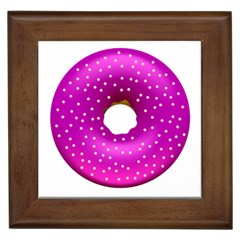 Donut Transparent Clip Art Framed Tiles by Sapixe