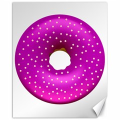 Donut Transparent Clip Art Canvas 16  X 20   by Sapixe