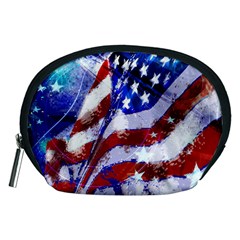 Flag Usa United States Of America Images Independence Day Accessory Pouches (medium)  by Sapixe