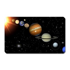 Outer Space Planets Solar System Magnet (rectangular) by Sapixe