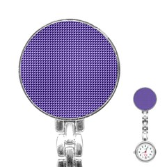 Purple Triangulate Stainless Steel Nurses Watch by jumpercat