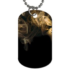 Smoke Fume Smolder Cigarette Air Dog Tag (two Sides) by Sapixe