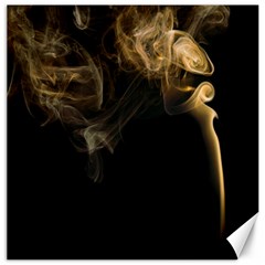 Smoke Fume Smolder Cigarette Air Canvas 12  X 12   by Sapixe