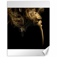 Smoke Fume Smolder Cigarette Air Canvas 12  X 16   by Sapixe