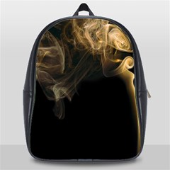 Smoke Fume Smolder Cigarette Air School Bag (xl) by Sapixe