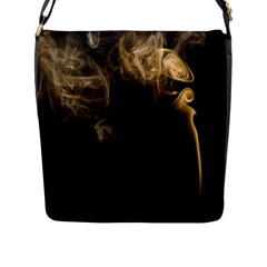 Smoke Fume Smolder Cigarette Air Flap Messenger Bag (l)  by Sapixe