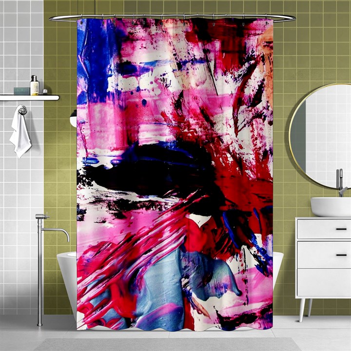 Combat Trans 7 Shower Curtain 48  x 72  (Small) 