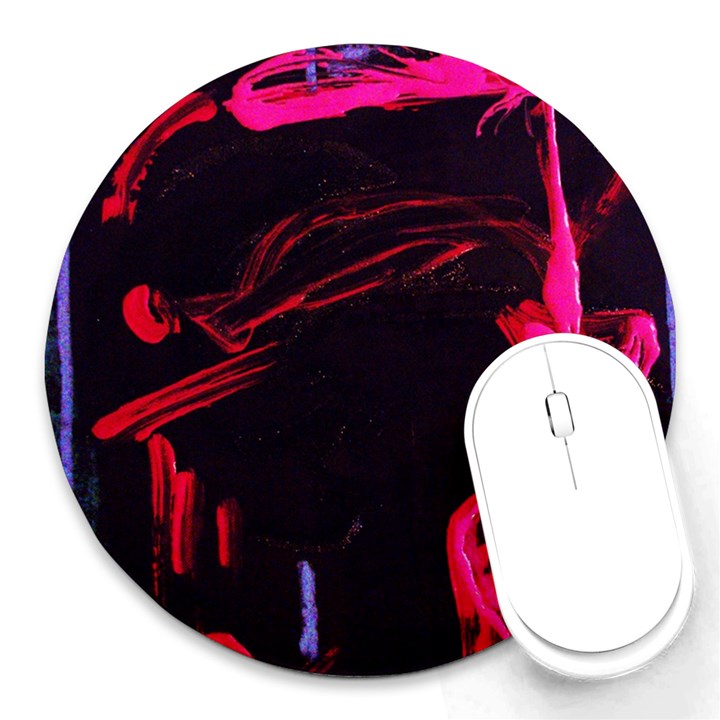 Calligraphy 4 Round Mousepads