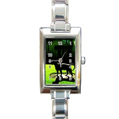 Guard 3 Rectangle Italian Charm Watch by bestdesignintheworld