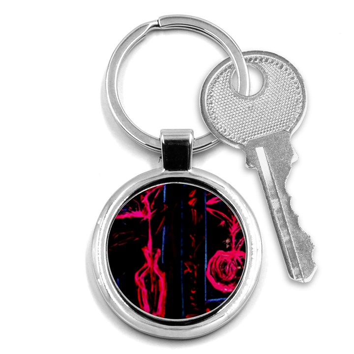 Calligraphy Key Chains (Round) 