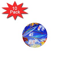 Ceramic Jur And Sunlowers 1  Mini Magnet (10 Pack)  by bestdesignintheworld