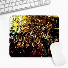 Dscf3438 - Golden Flowers In Ceramics Large Mousepads by bestdesignintheworld