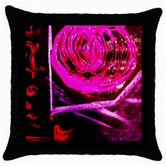 Calligraphy 2 Throw Pillow Case (black) by bestdesignintheworld