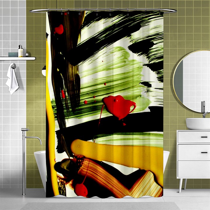 Grave Yard 5 Shower Curtain 48  x 72  (Small) 