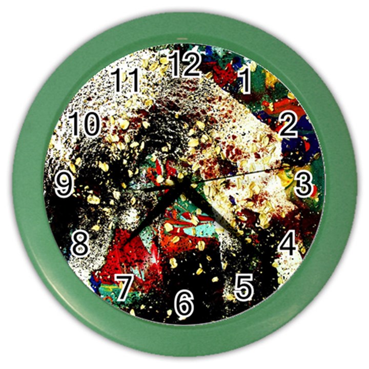 Wet Kiss 2 Color Wall Clocks