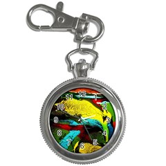 Yellow Dolphins   Blue Lagoon 3 Key Chain Watches by bestdesignintheworld