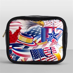 United States Of America Usa  Images Independence Day Mini Toiletries Bags by Sapixe