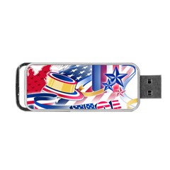 United States Of America Usa  Images Independence Day Portable Usb Flash (one Side) by Sapixe