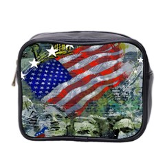 Usa United States Of America Images Independence Day Mini Toiletries Bag 2-side by Sapixe