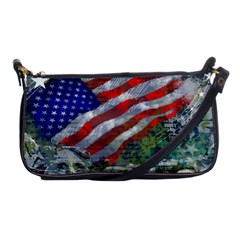 Usa United States Of America Images Independence Day Shoulder Clutch Bags by Sapixe