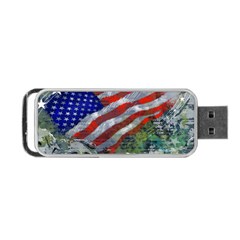 Usa United States Of America Images Independence Day Portable Usb Flash (two Sides) by Sapixe