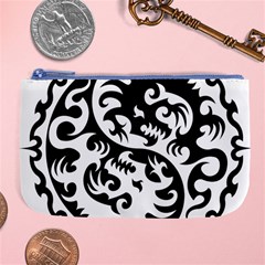 Ying Yang Tattoo Large Coin Purse by Sapixe