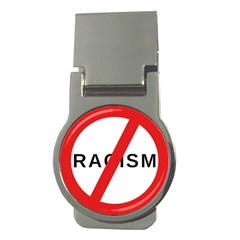 No Racism Money Clips (round)  by demongstore