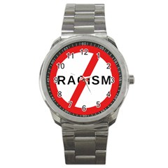 No Racism Sport Metal Watch by demongstore