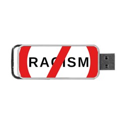 No Racism Portable Usb Flash (one Side) by demongstore