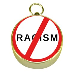 No Racism Gold Compasses by demongstore