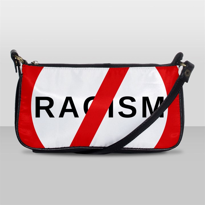 2000px No Racism Svg Shoulder Clutch Bags