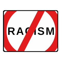 2000px No Racism Svg Fleece Blanket (small) by demongstore