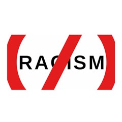 2000px No Racism Svg Satin Wrap by demongstore