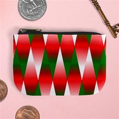 Christmas Geometric Background Mini Coin Purses by Sapixe