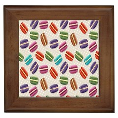 Macaron Macaroon Stylized Macaron Framed Tiles by Sapixe