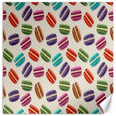 Macaron Macaroon Stylized Macaron Canvas 16  X 16   by Sapixe