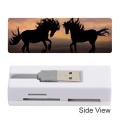 Horses Sunset Photoshop Graphics Memory Card Reader (stick)  by Sapixe