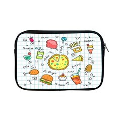 Colorful Doodle Soda Cartoon Set Apple Ipad Mini Zipper Cases by Sapixe