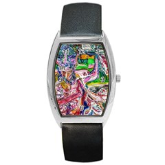 Budha Denied The Shine Of The World Barrel Style Metal Watch by bestdesignintheworld