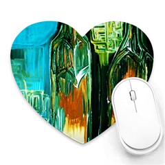 Ceramics Of Ancient Land 2 Heart Mousepads by bestdesignintheworld