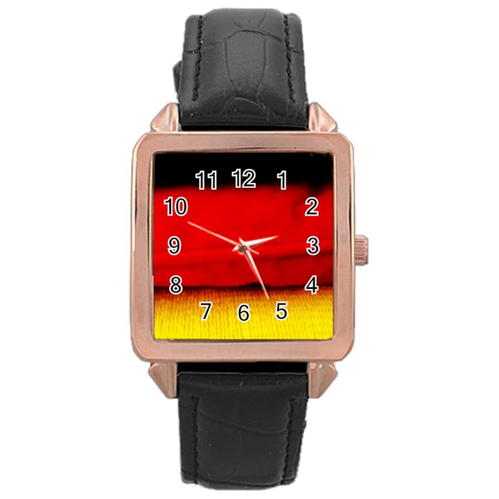 Colors And Fabrics 7 Rose Gold Leather Watch 