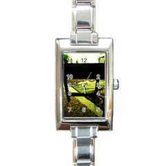 Colors And Fabrics 25 Rectangle Italian Charm Watch by bestdesignintheworld